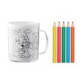 Taza Creativa 280 ml para Colorear