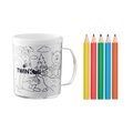 Taza Creativa 280 ml para Colorear