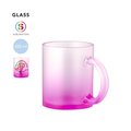 Taza Cristal Color Degradé Sublimación 350ml