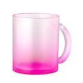 Taza Cristal Color Degradé Sublimación 350ml