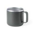 Taza Inox. bicolor de doble pared 350ml Gri