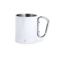 Taza Mate Doble Pared Asa Mosquetón 300ml Bla
