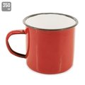 Taza Metal Esmaltado Retro con Irregularidades