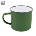 Taza Metal Esmaltado Retro con Irregularidades