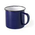 Taza Metálica Vintage 380ml Azul