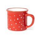Taza Navideña Vintage 280ml Roj