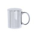 Taza personalizable de cerámica color metalizado