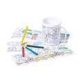 Taza personalizable para colorear