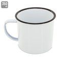 Taza personalizada vintage metálica