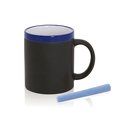 Taza Pizarra Negra 350ml Azul