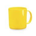 Taza polipropileno de 370ml personalizable por 1 cara Amarillo