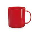 Taza polipropileno de 370ml personalizable por 1 cara Rojo