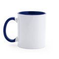 Taza sublimación cerámica Blanco/Royal Talla Única Adulto