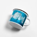Taza Sublimación Retro Metal 380ml