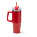 Taza térmica de 870 ml con tapa Rojo Talla Única Adulto