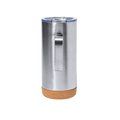 Taza Térmica de Acero Inox con Base de Corcho