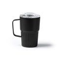 Taza térmica de acero inoxidable reciclado Negro Talla Única Adulto