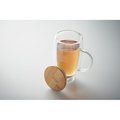 Taza de vidrio de doble pared 450ml