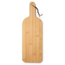 Tabla de cortar de bambú con cuerda Crudo