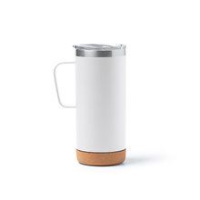 Taza de acero doble pared 600 ml Blanco Talla Única Adulto