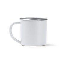 Taza de acero inoxidable 350 ml Blanco