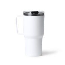 Taza de acero inoxidable 600ml Blanco