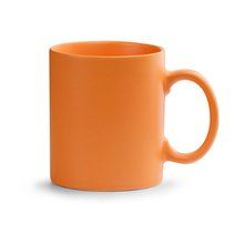 Taza de cerámica 350 ml en caja Naranja