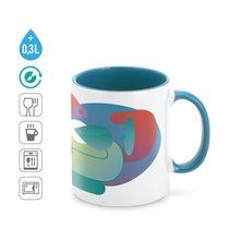 Taza de cerámica 350mL con caja de regalo