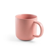 Taza Cerámica 370ml Mate Rosa Claro