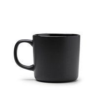 Taza de cerámica acabado mate 300 ml Negro