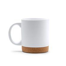 Taza de cerámica con base extraíble Blanco Talla Única Adulto