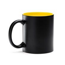 Taza de cerámica ideal láser de 350ml Amarillo