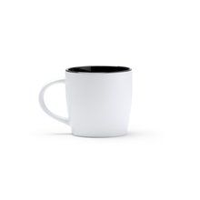 Taza de cerámica con interior de color Negro