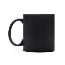 Taza cerámica mate ideal láser Negro