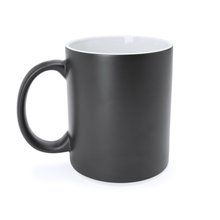 Taza mágica de cerámica 350ml Negro Talla Única Adulto