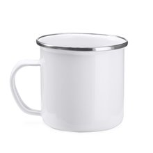 Taza metálica para sublimación Blanco