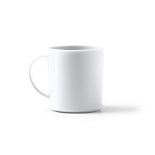 Taza PP reutilizable de 300 ml Blanco Talla Única Adulto