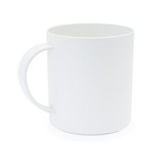 Taza reutilizable de PLA 350 ml Blanco