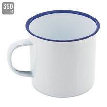 Taza Metal Retro Sublimable con Irregularidades Az