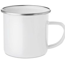 Taza Vintage Esmaltada 350ml Blanco
