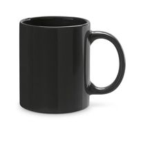 Taza de colores de cerámica 350mL Negro
