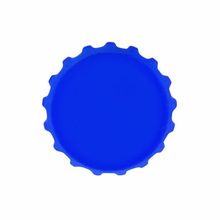 Tapón chapa para botella de silicona Azul