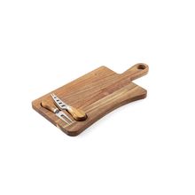 Tabla de quesos con utensilios Natural Oscuro