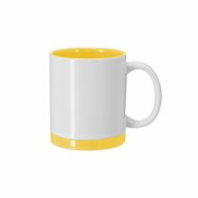 Taza cerámica 350 ml blanca sublimación detalles color Ama