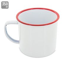 Taza Metálica Retro 350ml con Irregularidades Ro