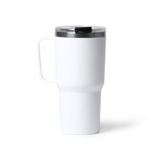 Taza de acero inoxidable 600ml Blanco