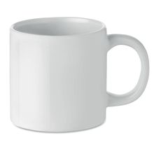 Taza blanca personalizable pequeña de 200 ml especial para sublimación Blanco