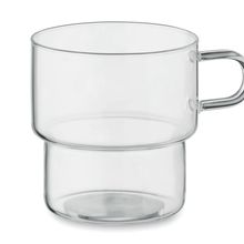 Taza de borosilicato 300ml Transparente