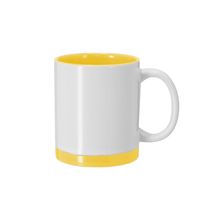 Taza cerámica 350 ml blanca sublimación detalles color Ama