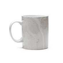 Taza de cerámica efecto mármol Negro